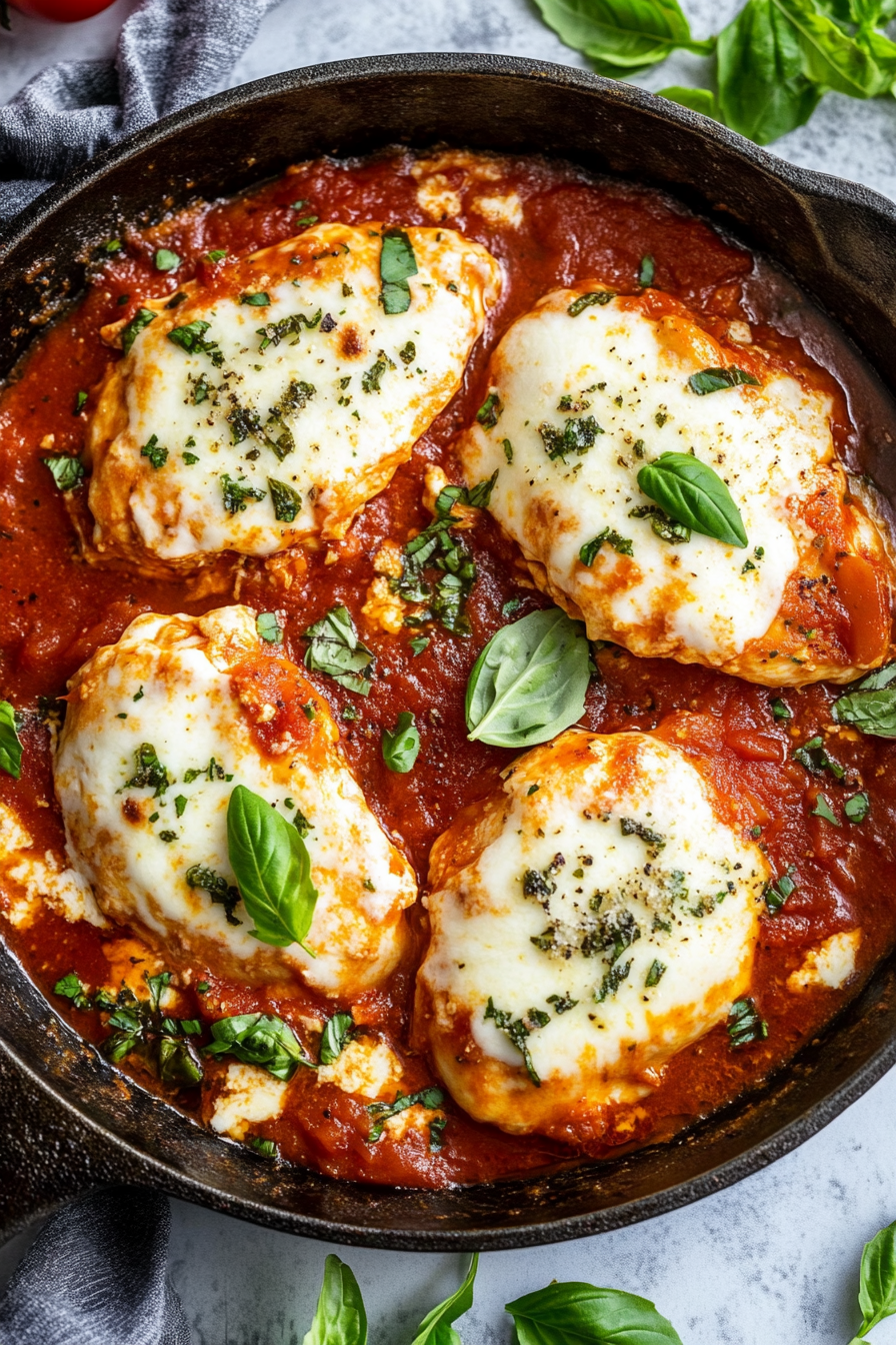 Quick & Easy Mozzarella Chicken