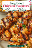 Bang Bang Chicken Skewers