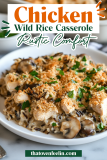 Chicken Wild Rice Casserole