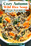 Cozy Autumn Wild Rice Soup