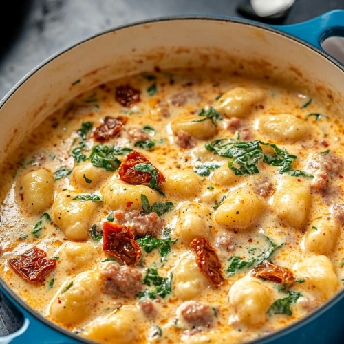 Creamy Chorizo Gnocchi