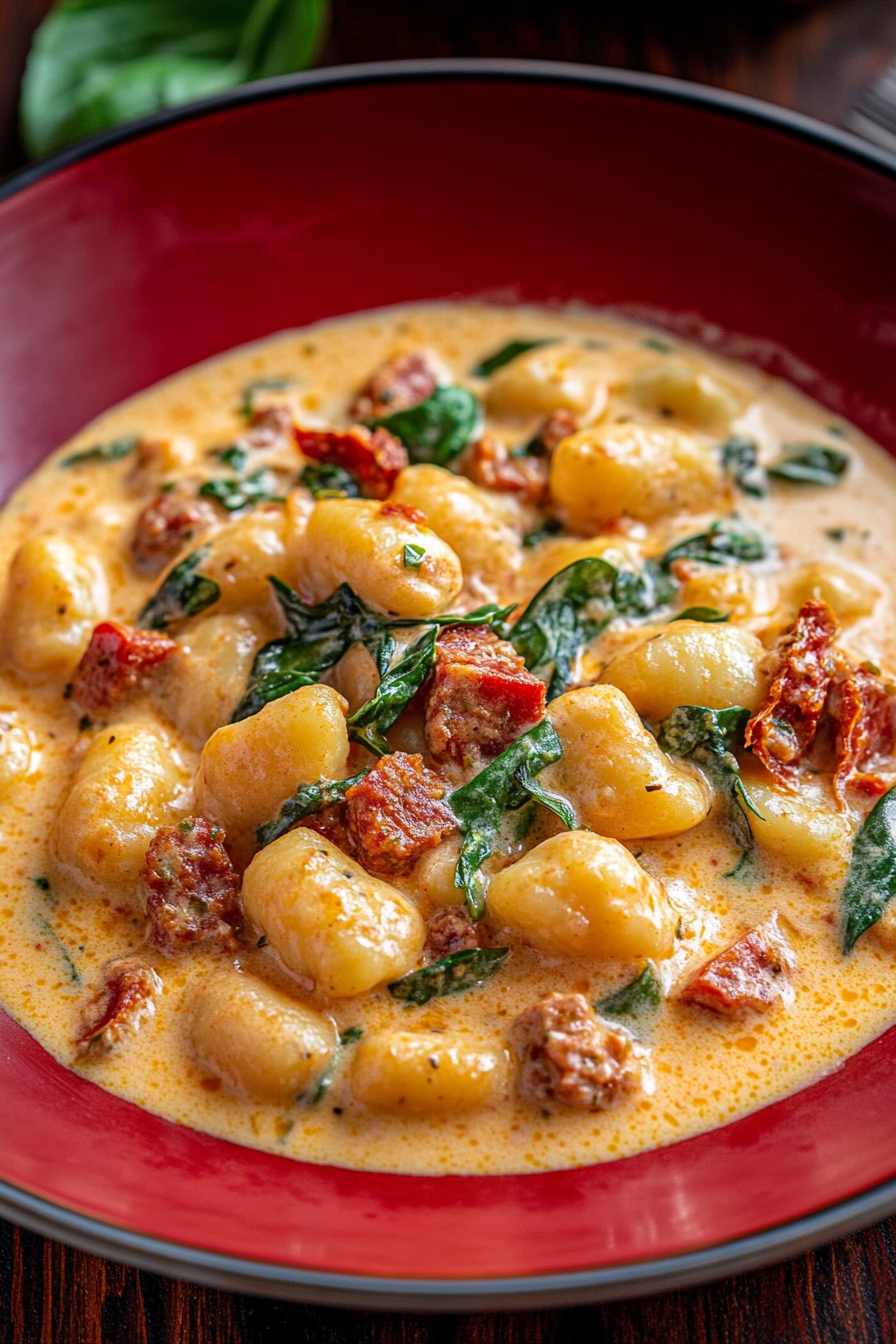 Creamy Chorizo Gnocchi