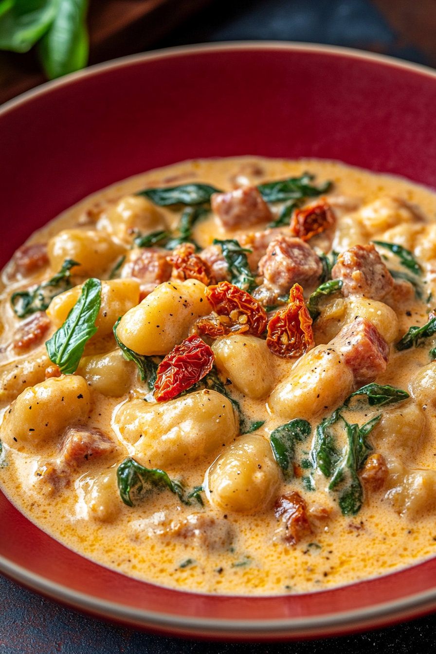 Creamy Chorizo Gnocchi