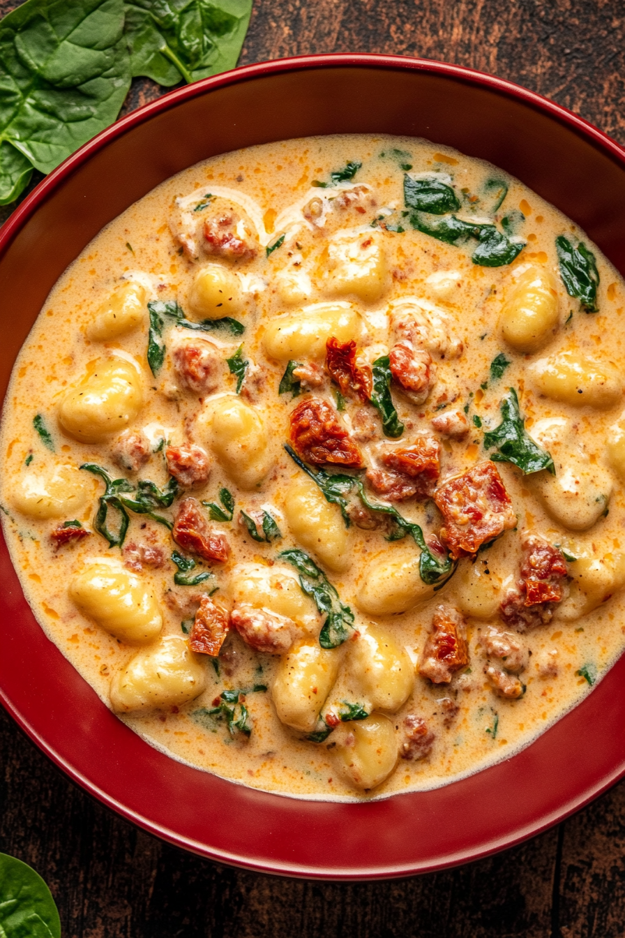 Creamy Chorizo Gnocchi