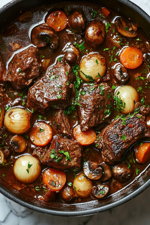 French Beef Bourguignon