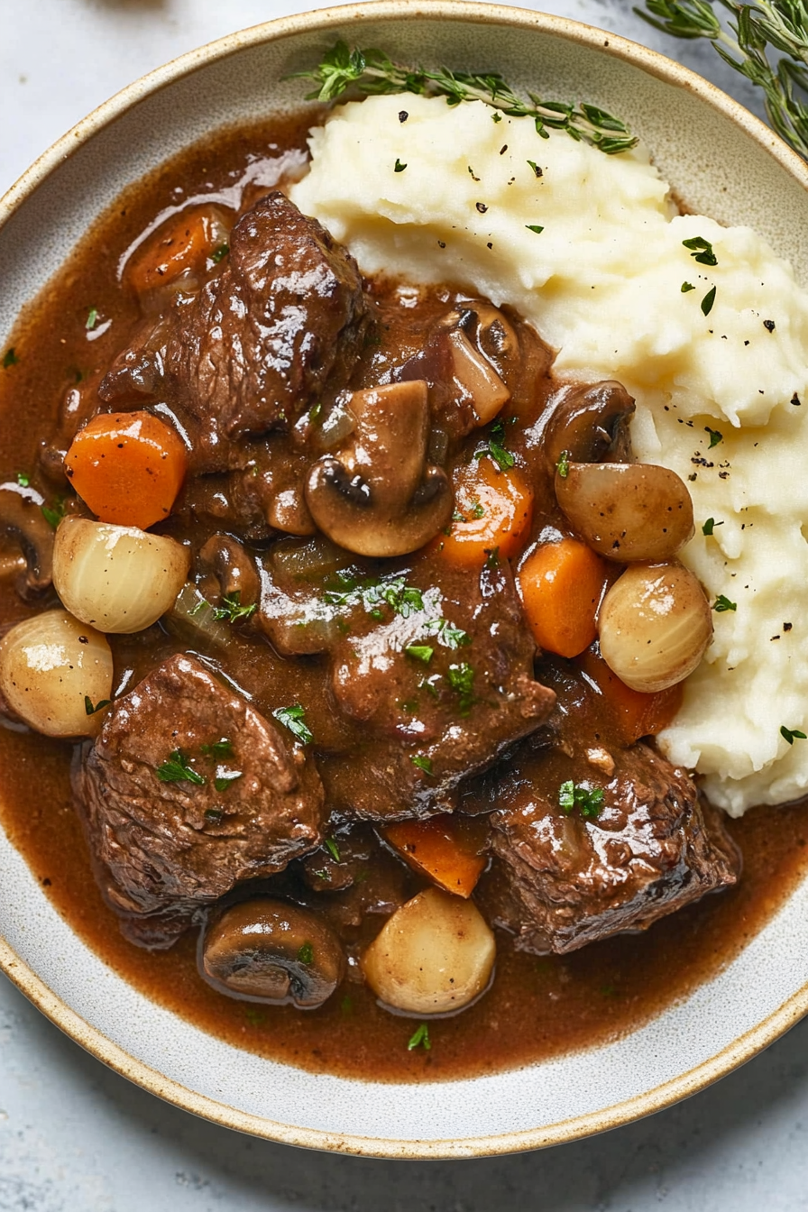 French Beef Bourguignon