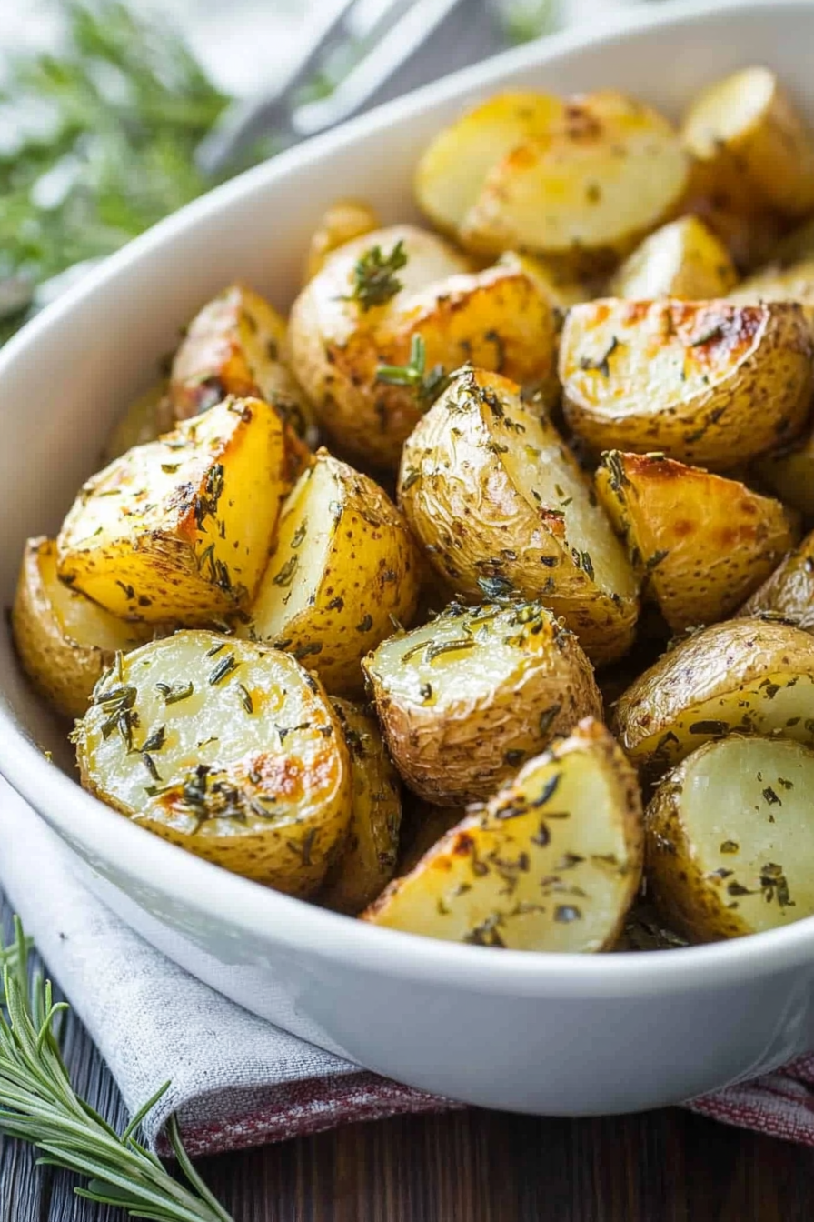 Herb Oven Roasted Potatoes