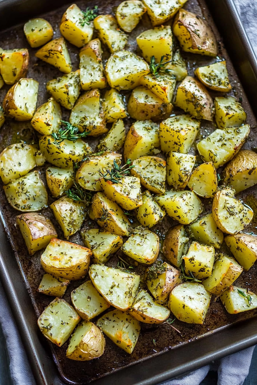 Herb Oven Roasted Potatoes