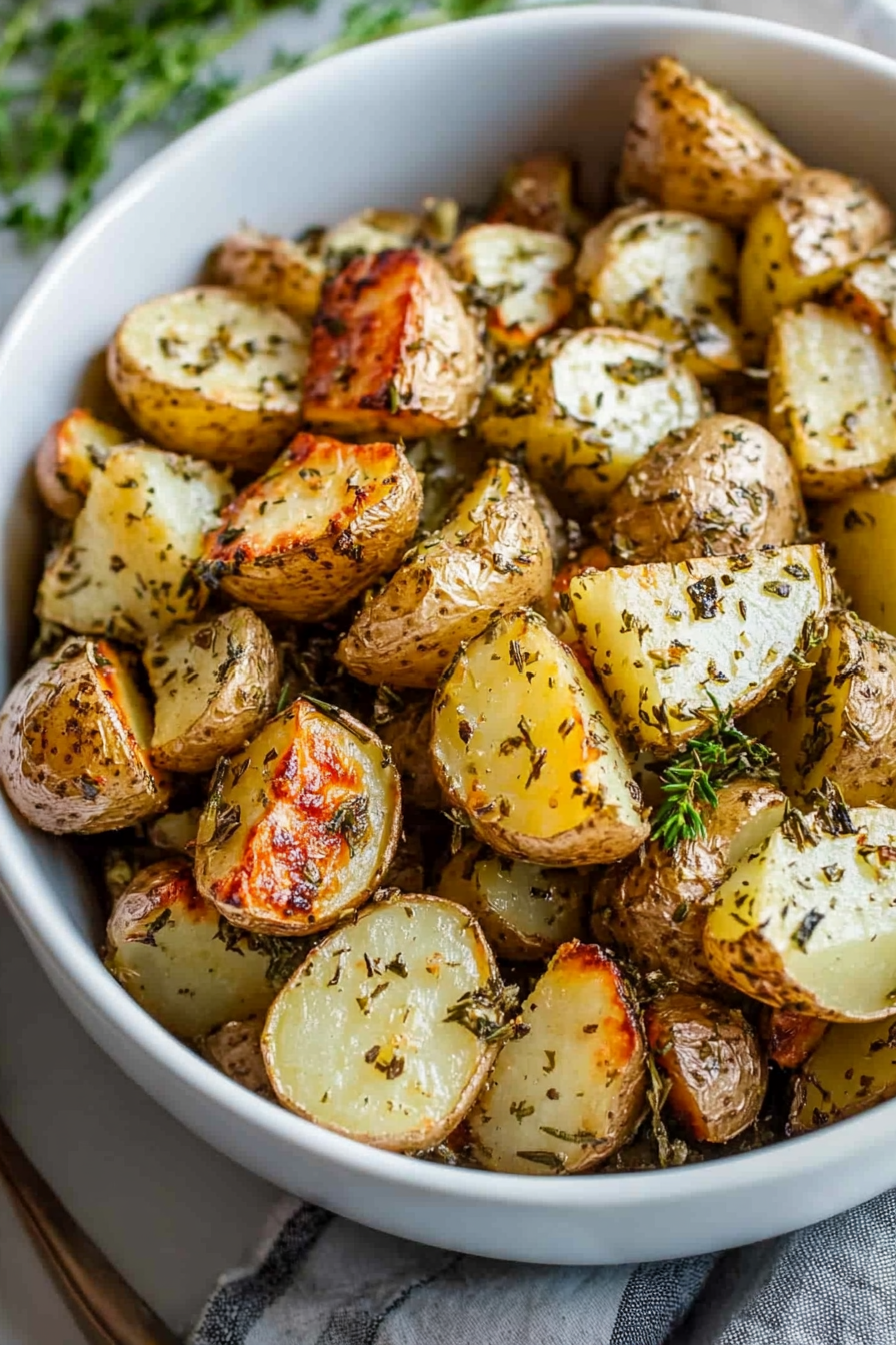 Herb Oven Roasted Potatoes