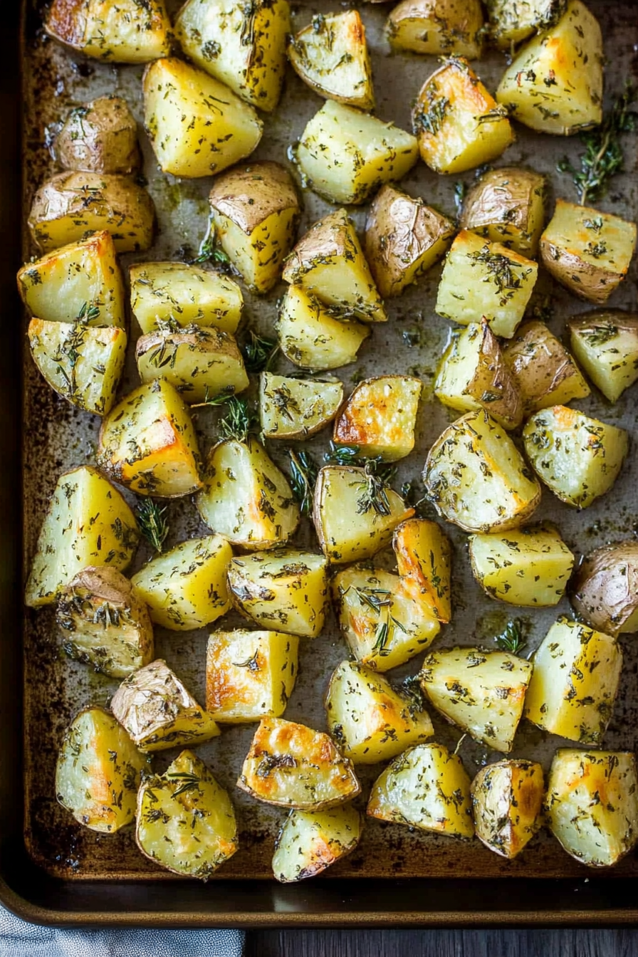 Herb Oven Roasted Potatoes