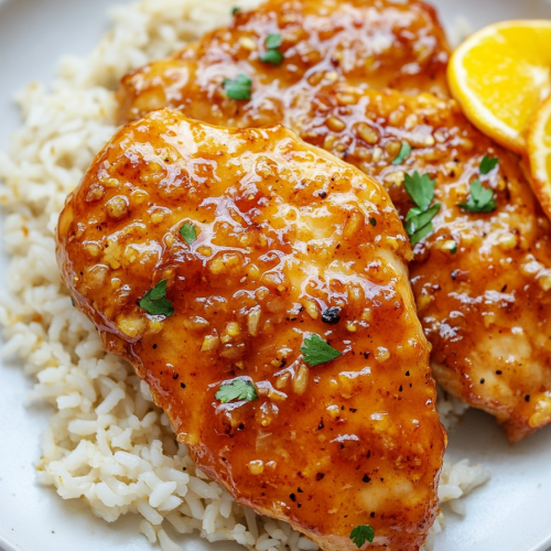 Honey Garlic Chicken Breasts