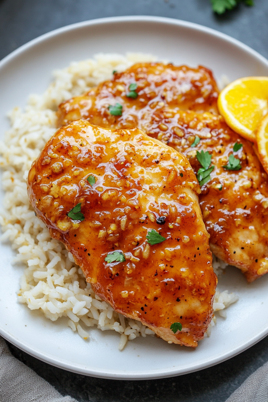 Honey Garlic Chicken Breasts