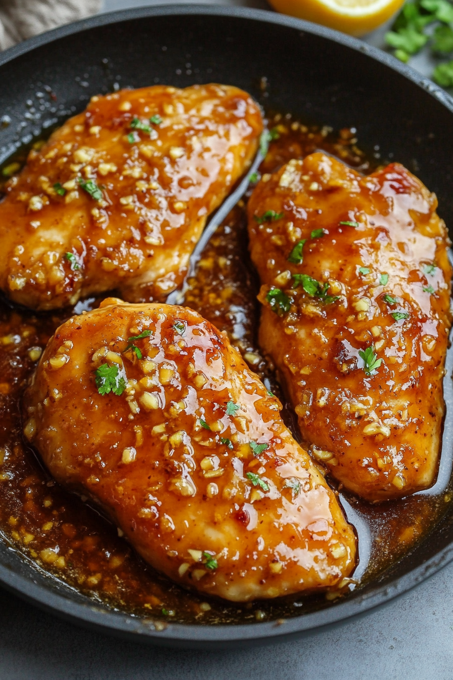 Honey Garlic Chicken Breasts