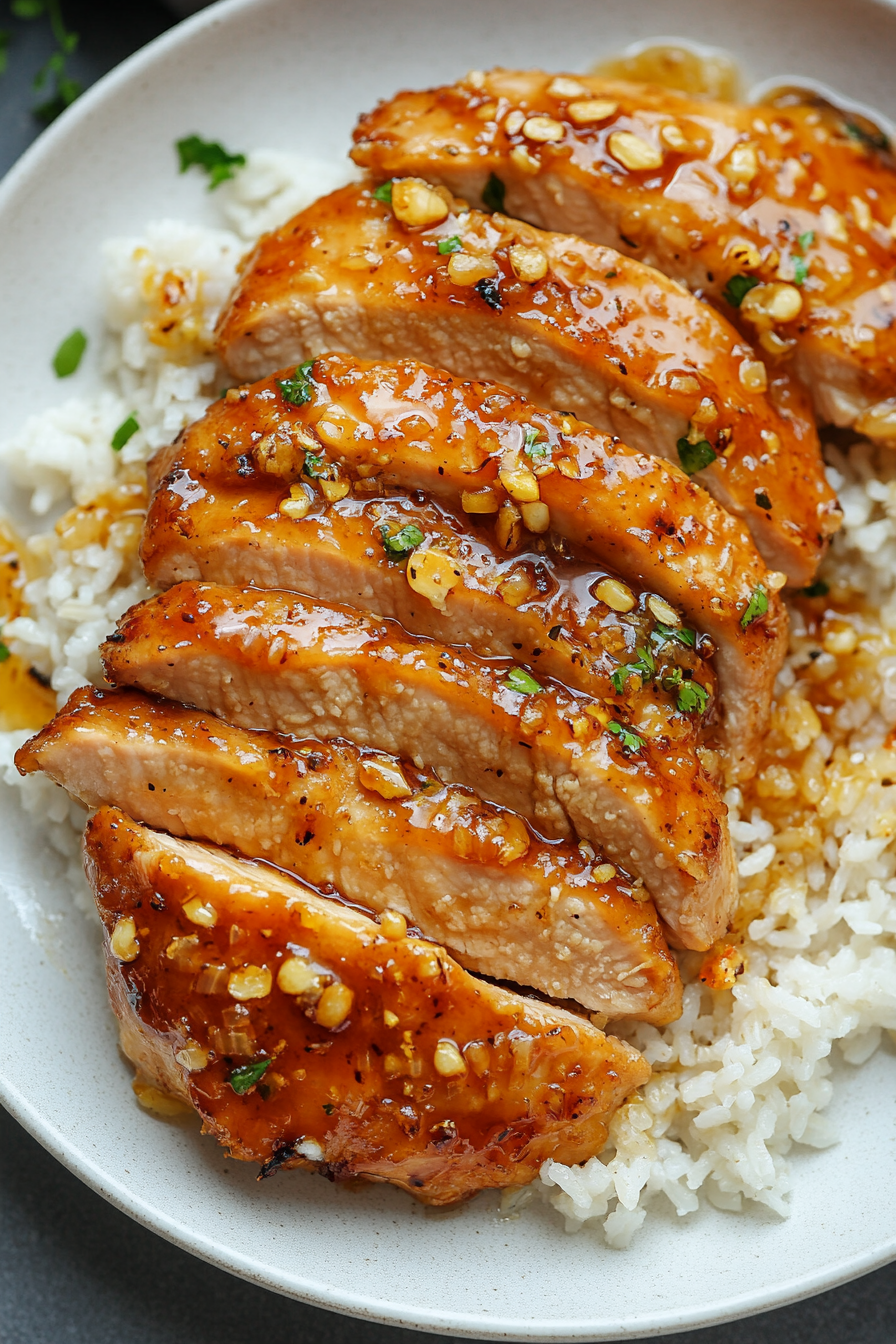 Honey Garlic Chicken Breasts