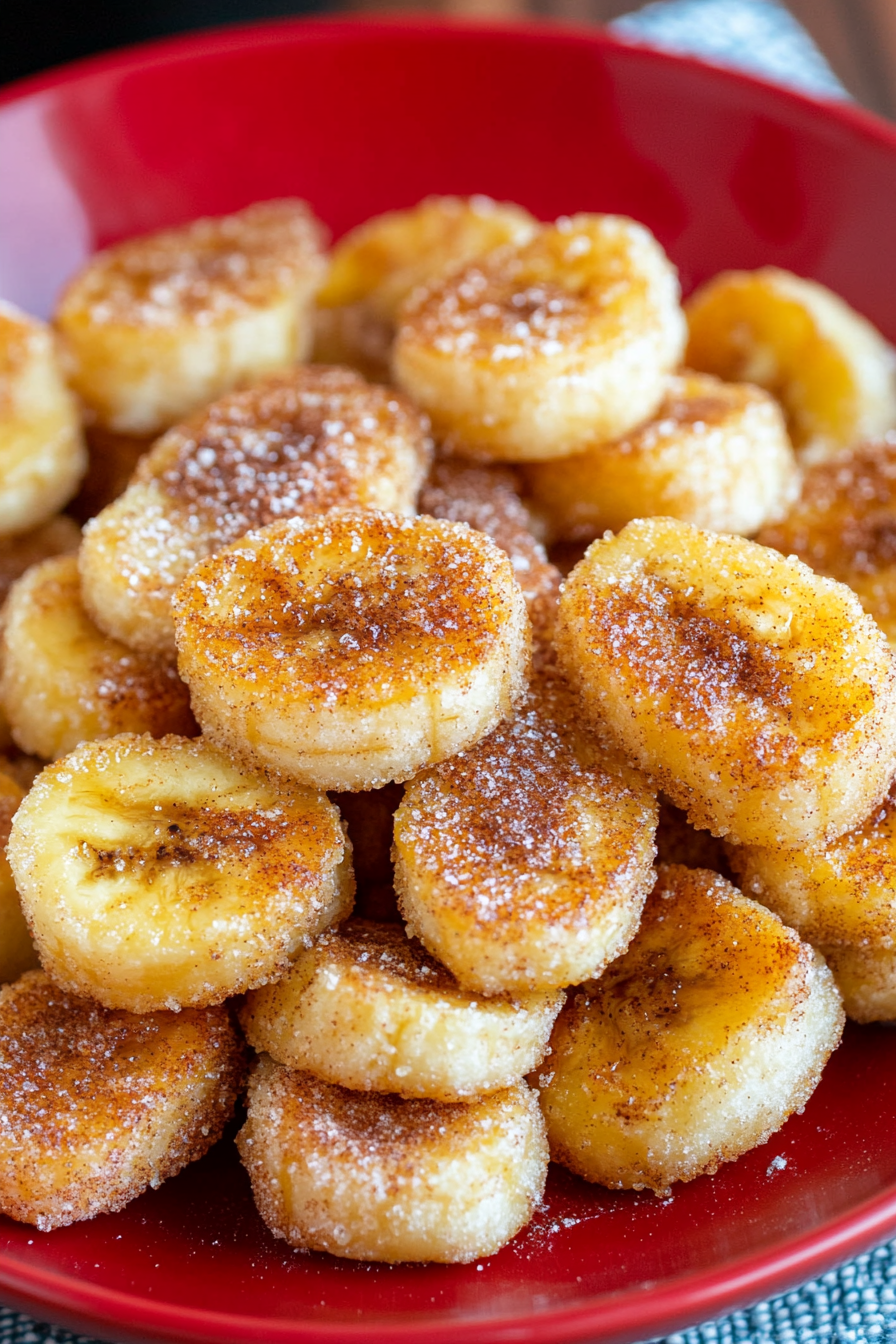 Pan Fried Cinnamon Bananas