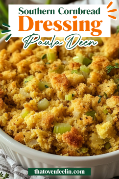 Paula Deen's Southern Cornbread Dressing - That Oven Feelin