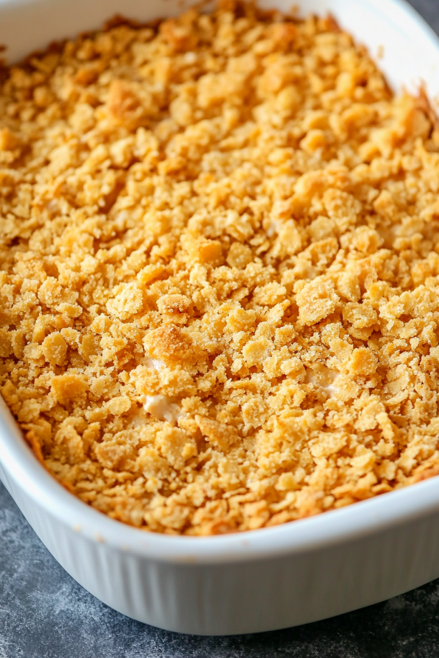 Ritz Cracker Chicken Casserole