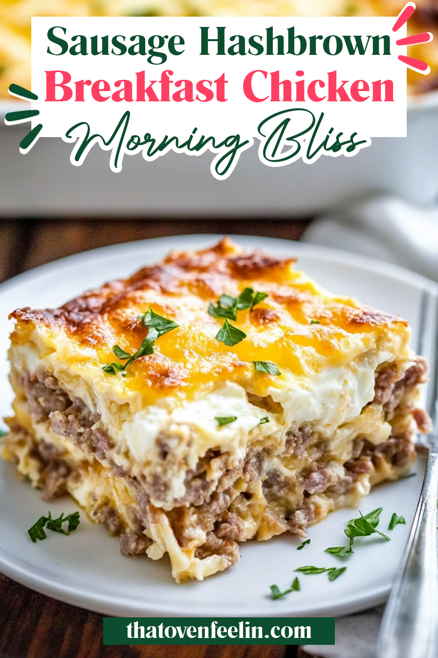 Sausage Hashbrown Breakfast Casserole