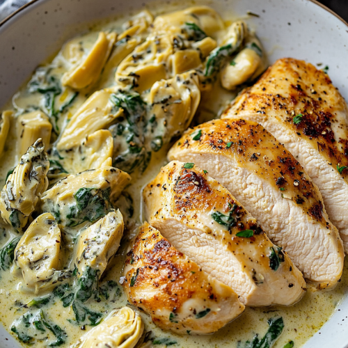 Spinach Artichoke Chicken