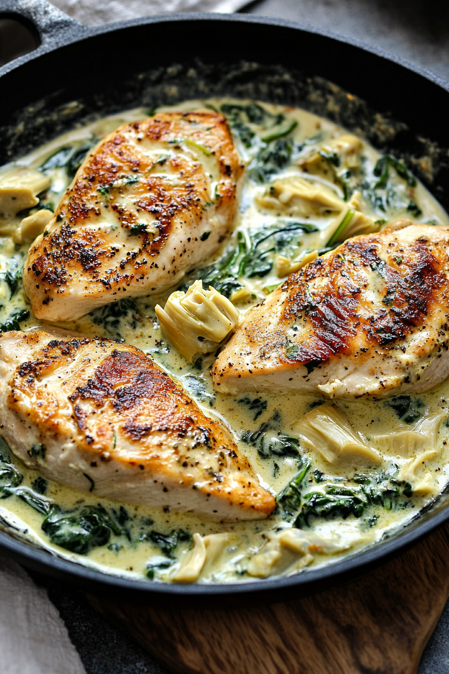 Spinach Artichoke Chicken