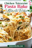 Chicken Tetrazzini Pasta Bake