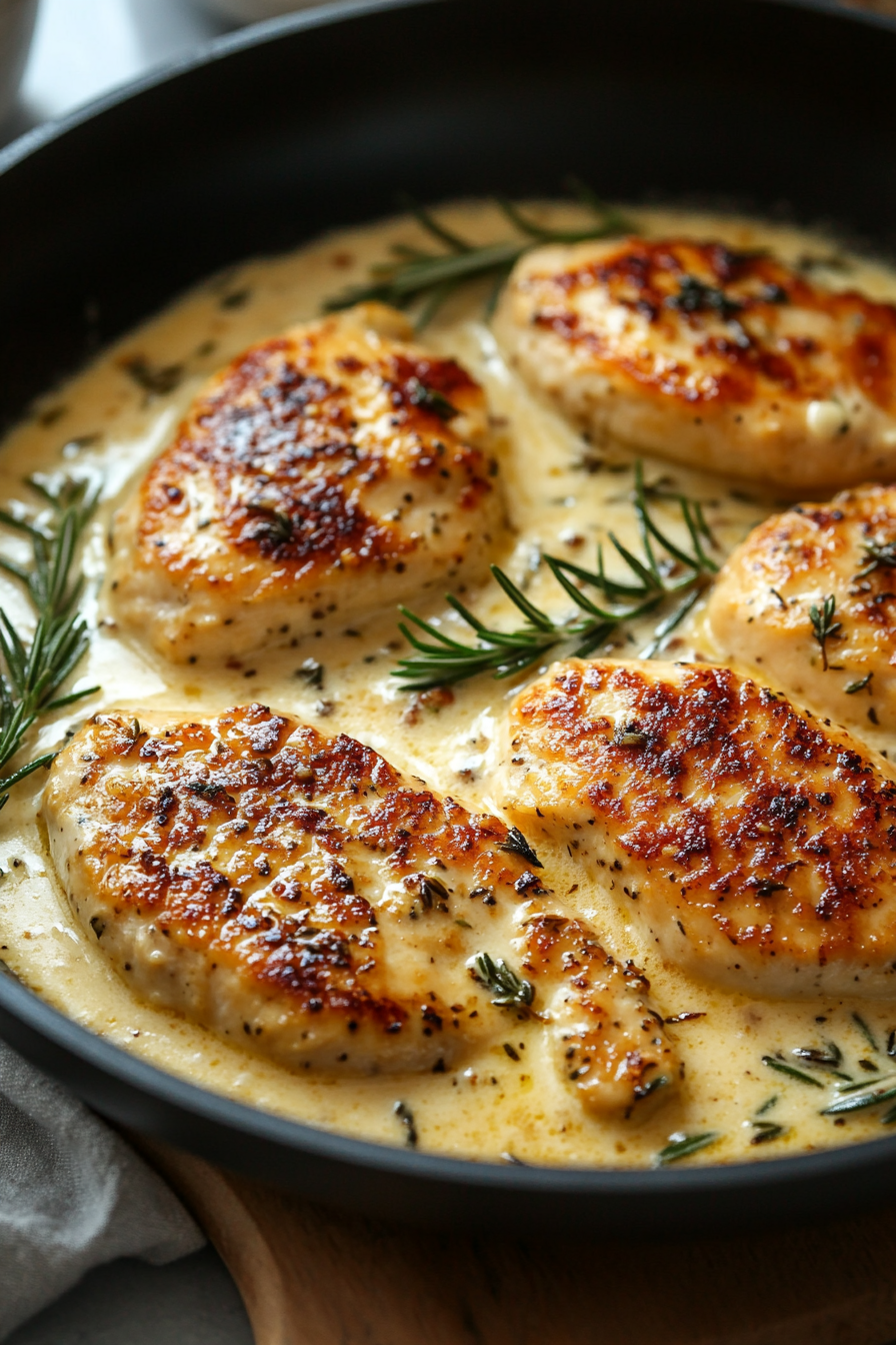 Creamy Rosemary Dijon Chicken