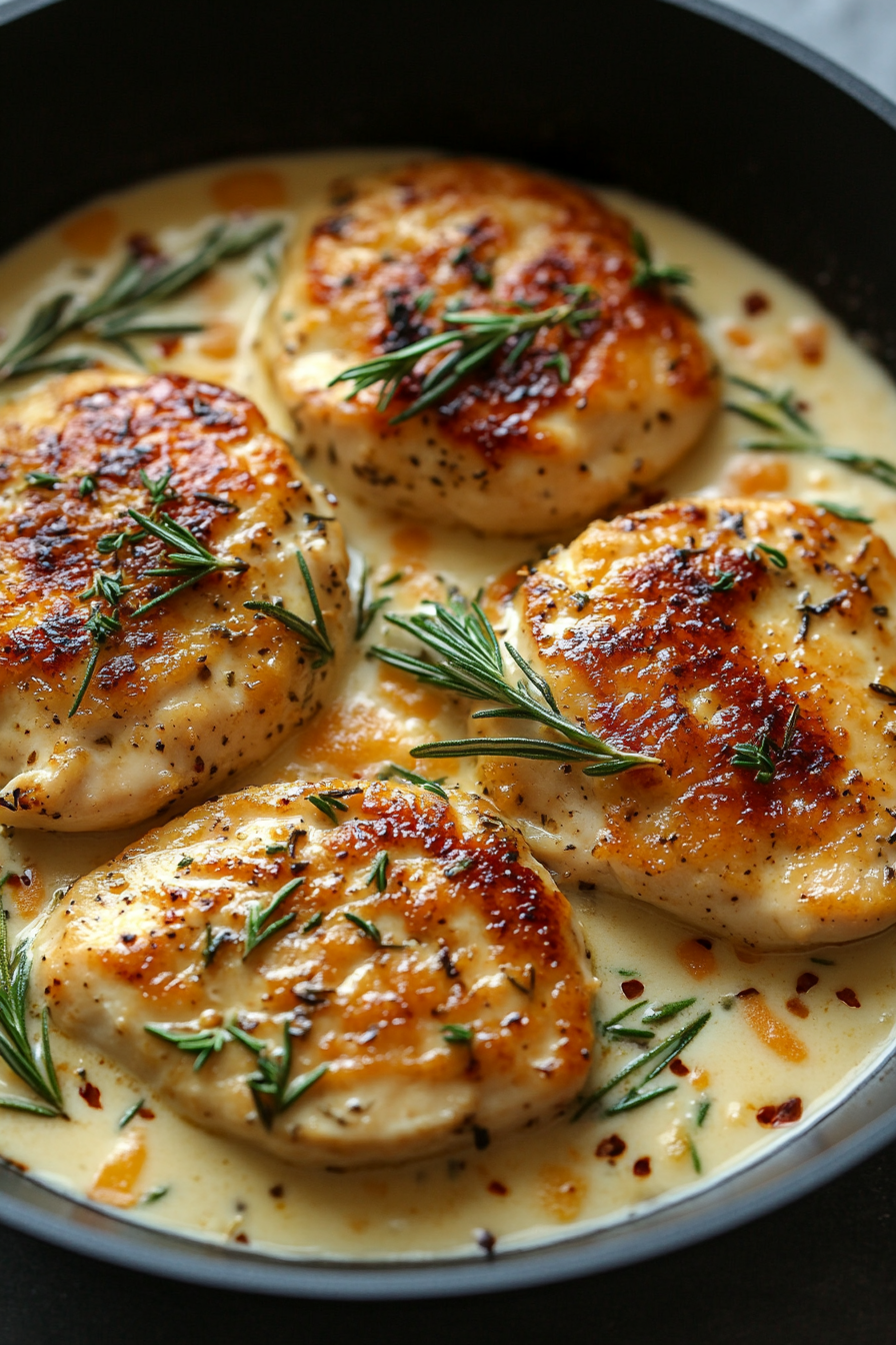 Creamy Rosemary Dijon Chicken