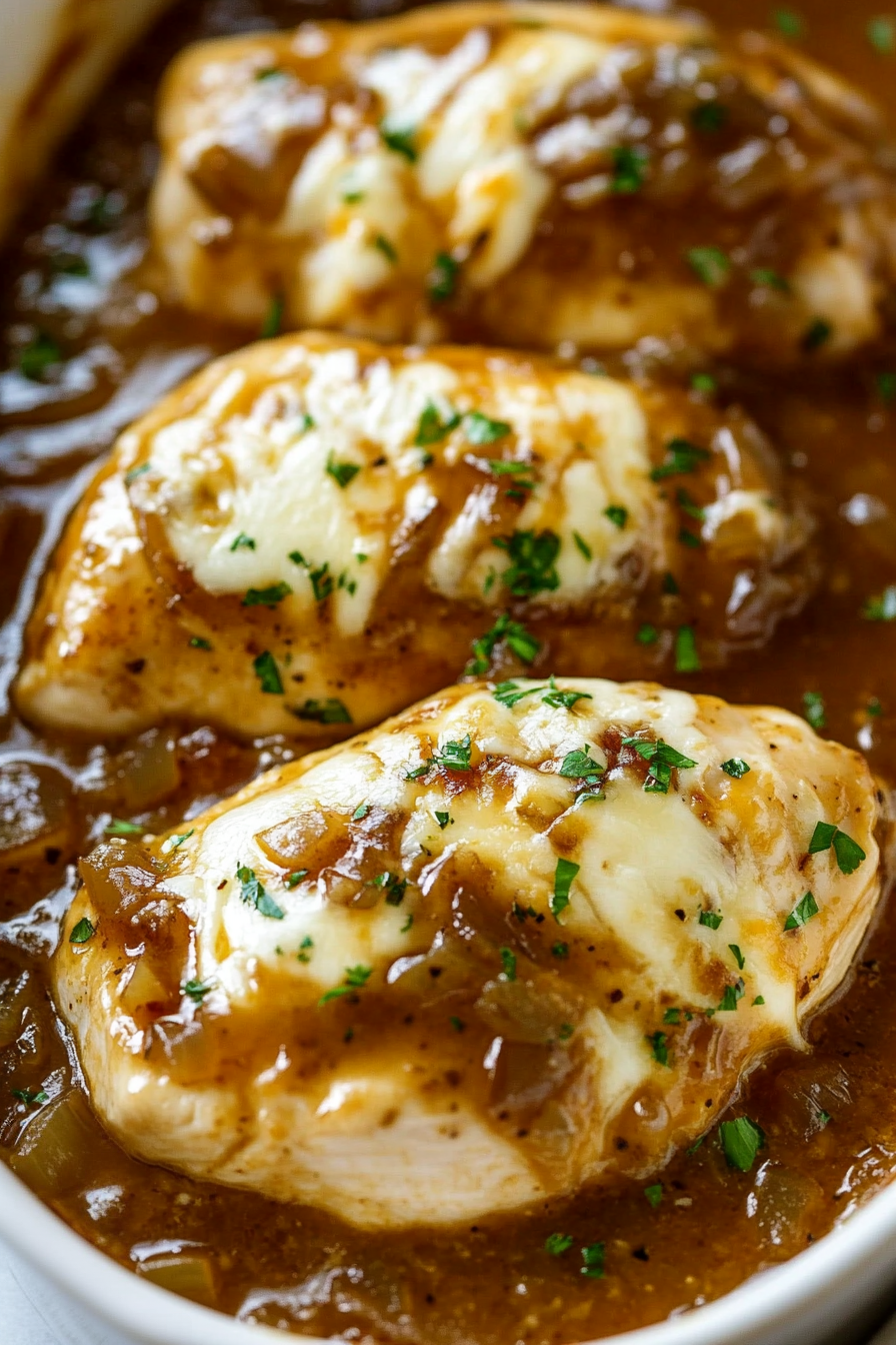 French Onion Chicken Bake