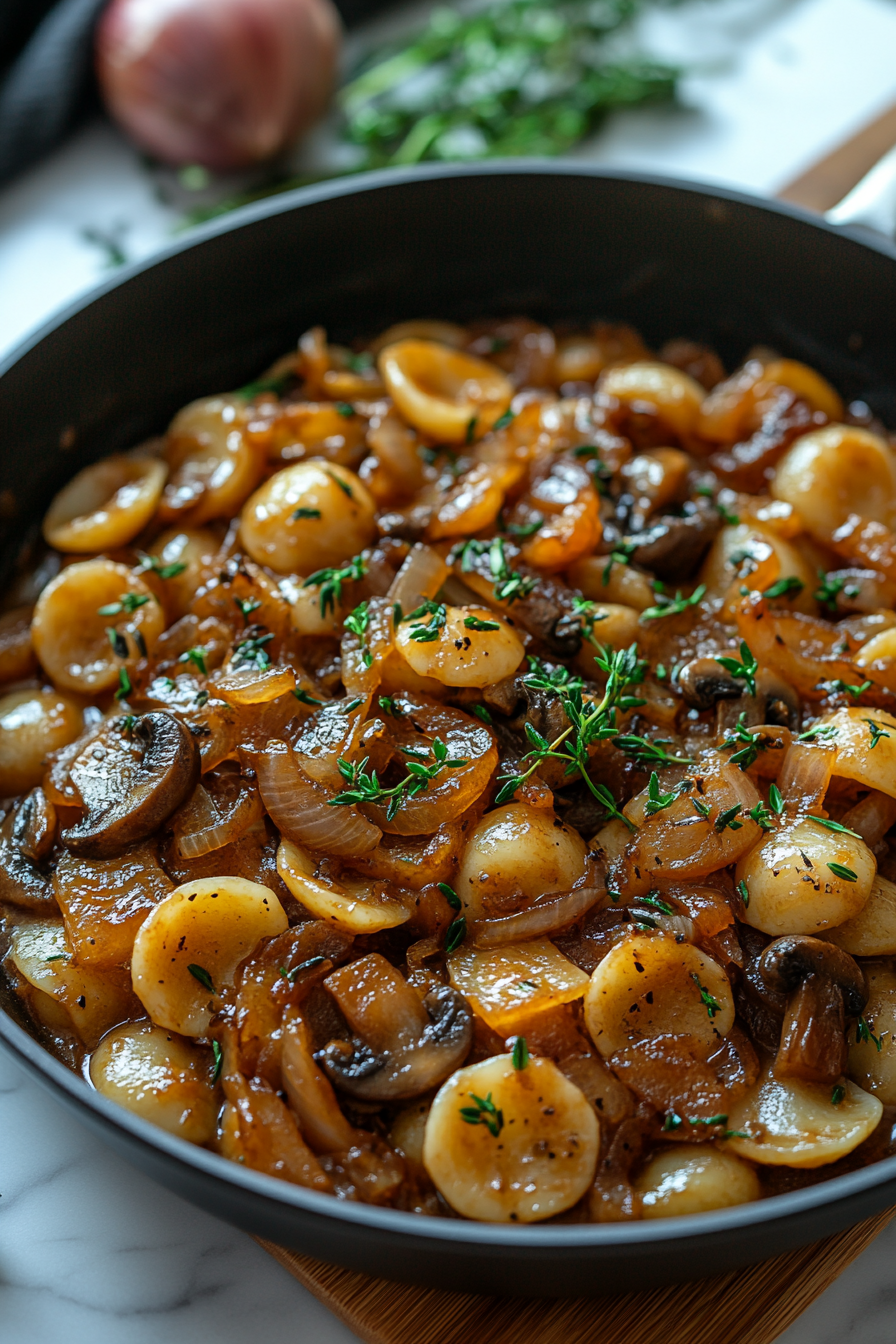 French Onion Pasta