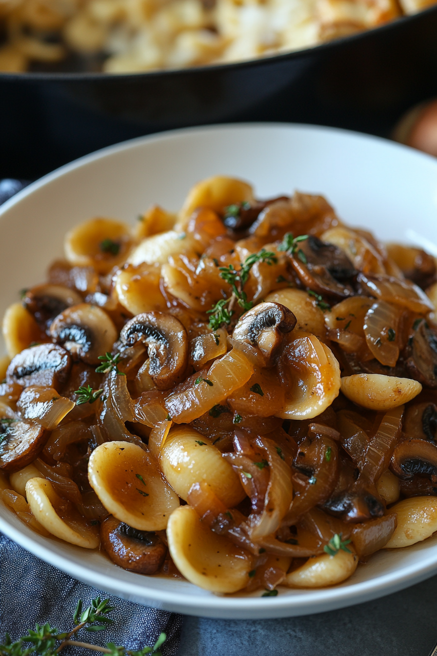 French Onion Pasta