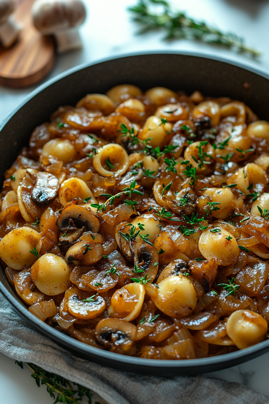 French Onion Pasta