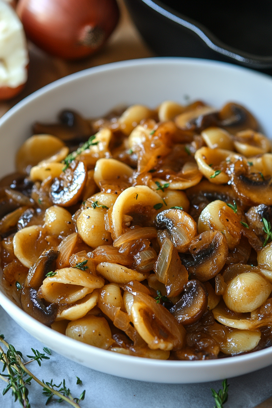 French Onion Pasta