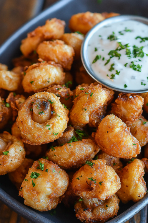 Crispy Fried Mushrooms