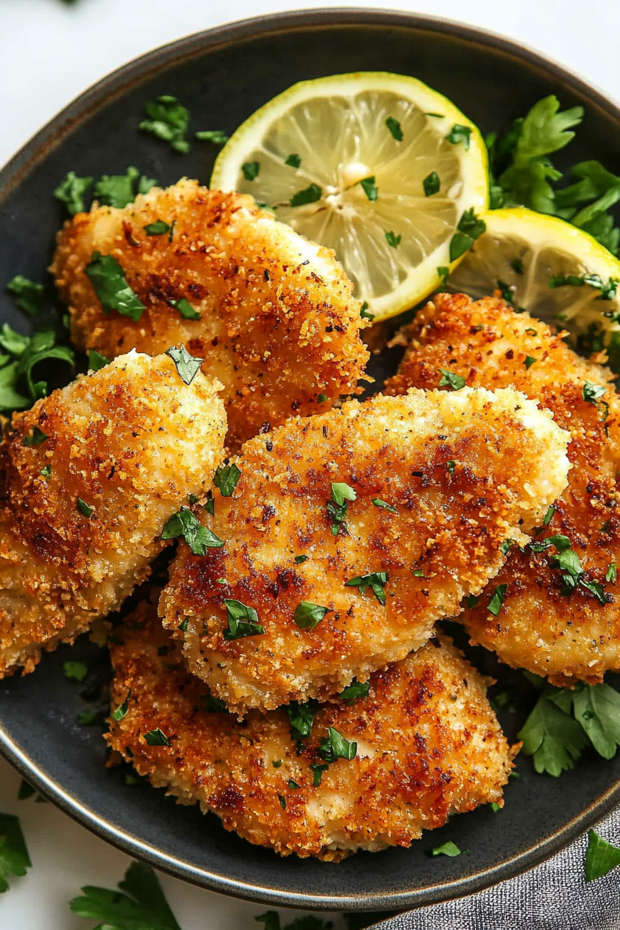 Italian Breaded Chicken Cutlets