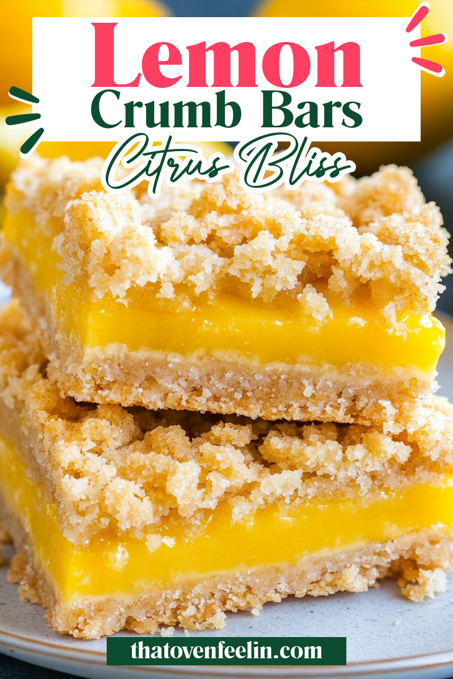 Lemon Crumb Bars