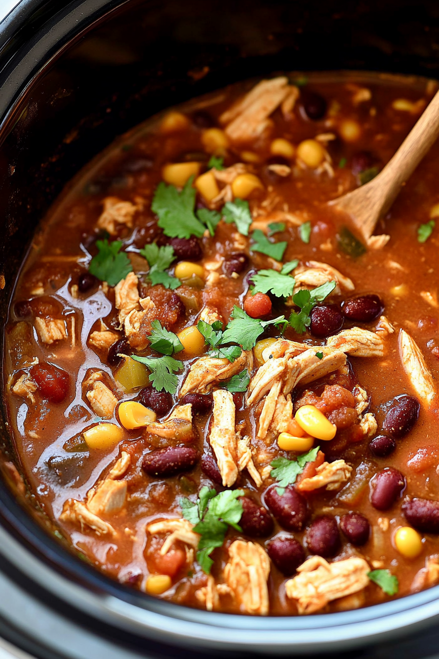 Slow Cooker Chicken Chili