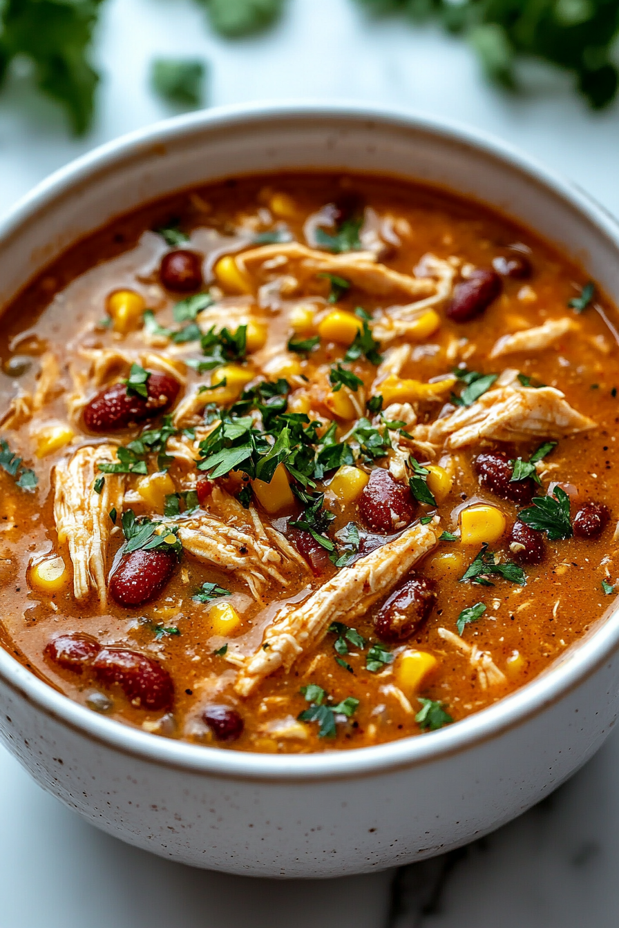 Slow Cooker Chicken Chili