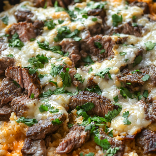 Steak & Queso Rice