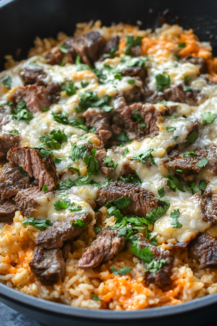 Steak & Queso Rice