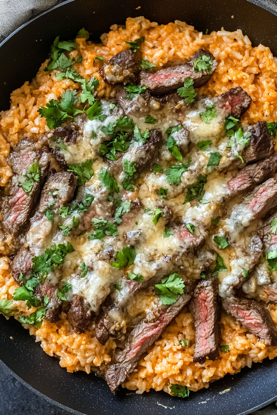 Steak & Queso Rice