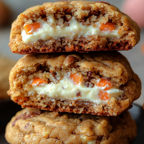 Stuffed Carrot Cake Cookies