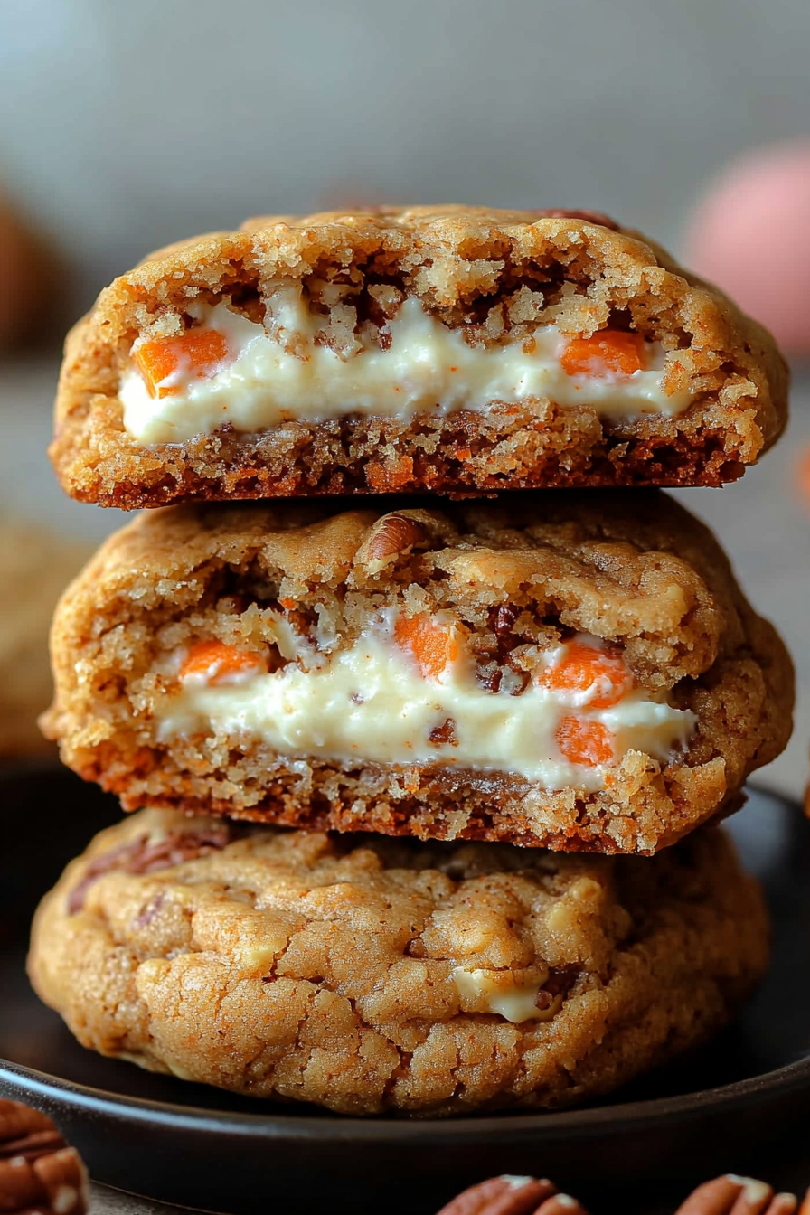 Stuffed Carrot Cake Cookies