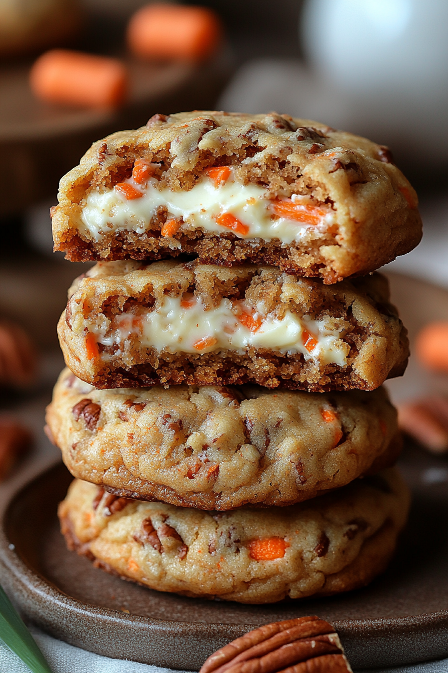 Stuffed Carrot Cake Cookies