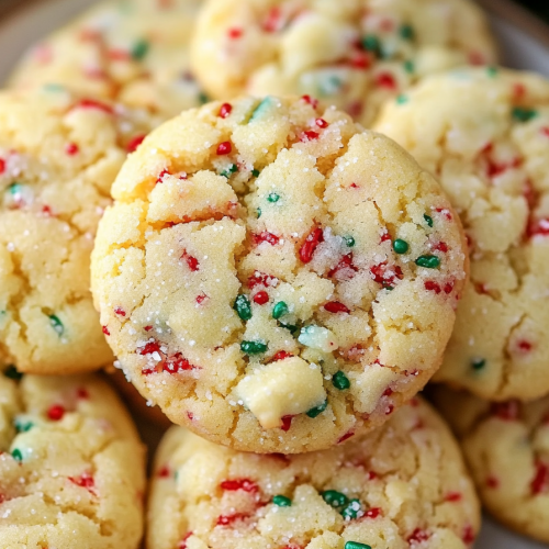 Christmas Ooey Gooey Butter Cookies