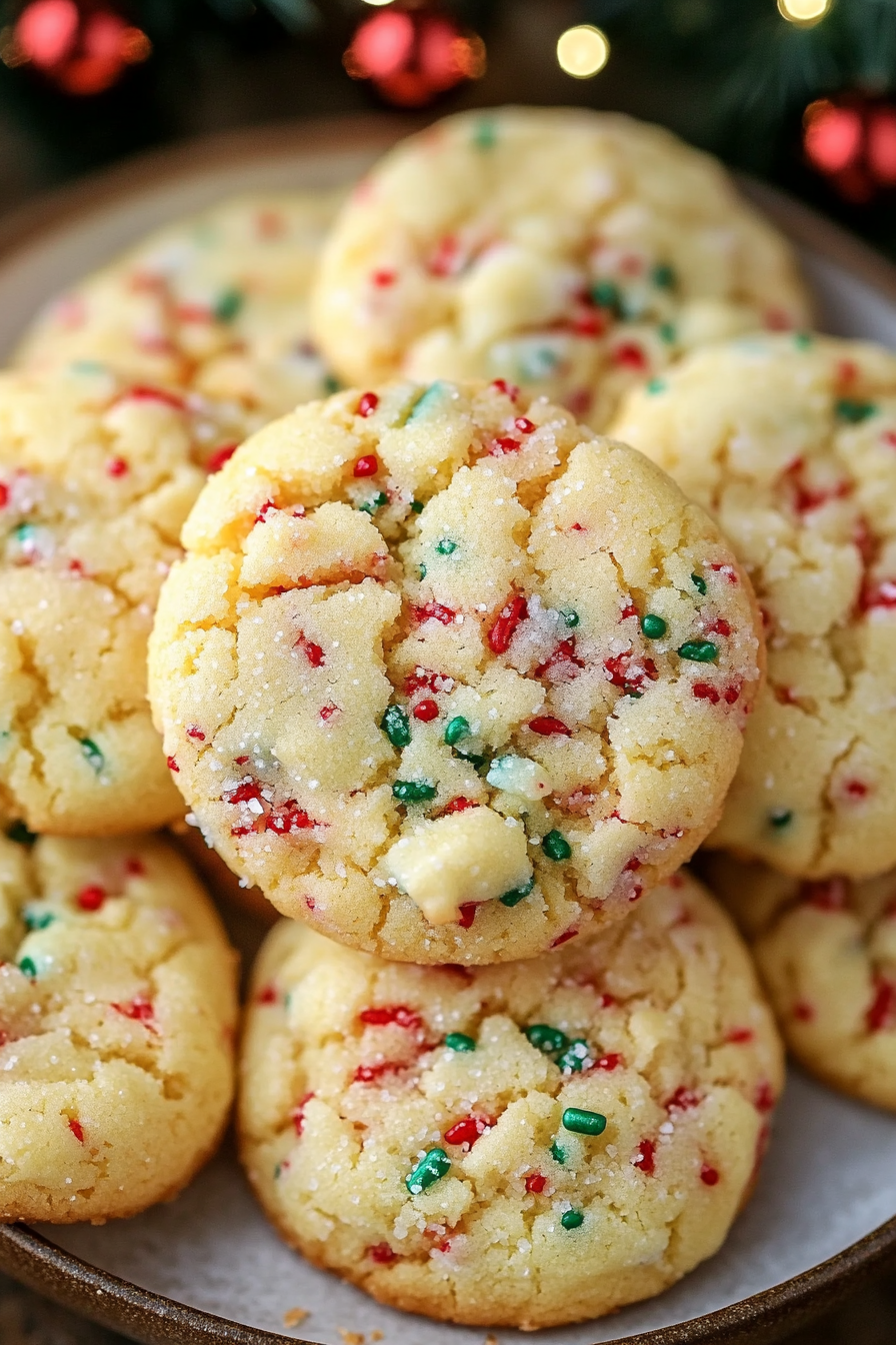 Christmas Ooey Gooey Butter Cookies