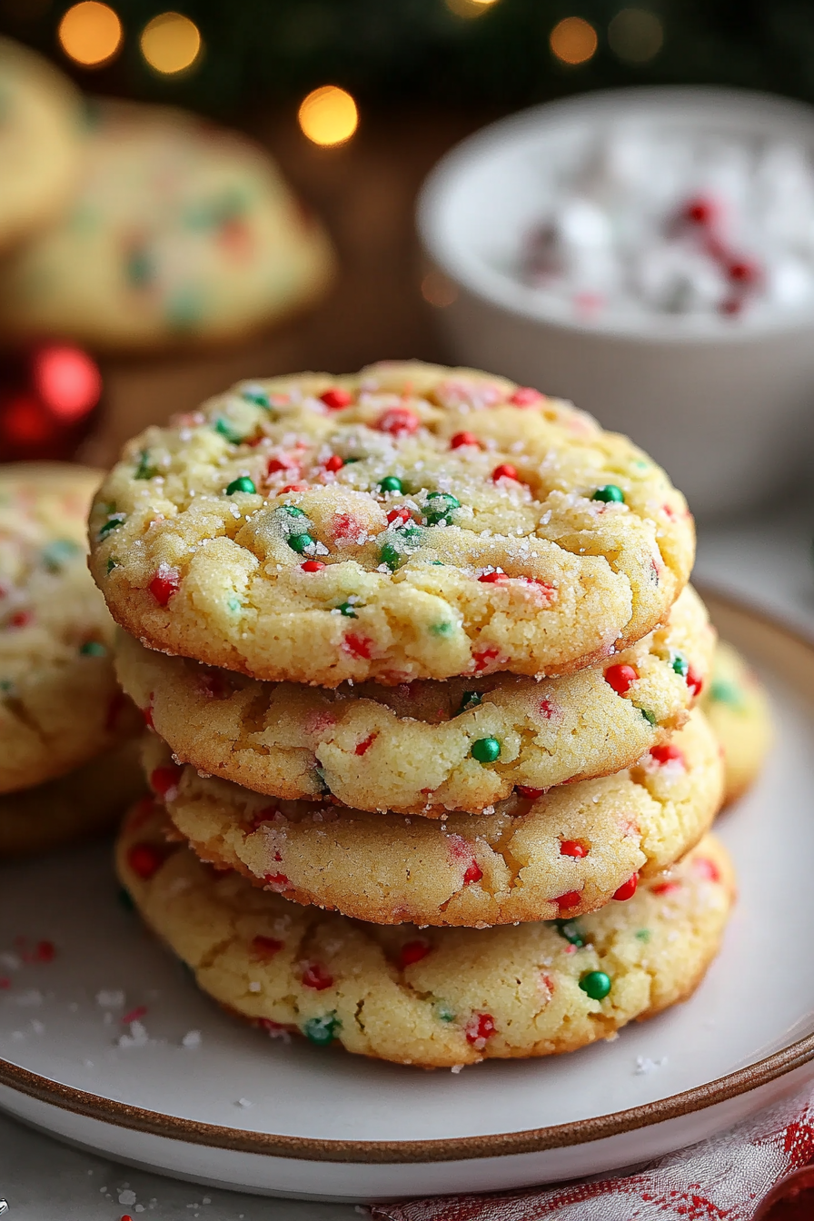 Christmas Ooey Gooey Butter Cookies