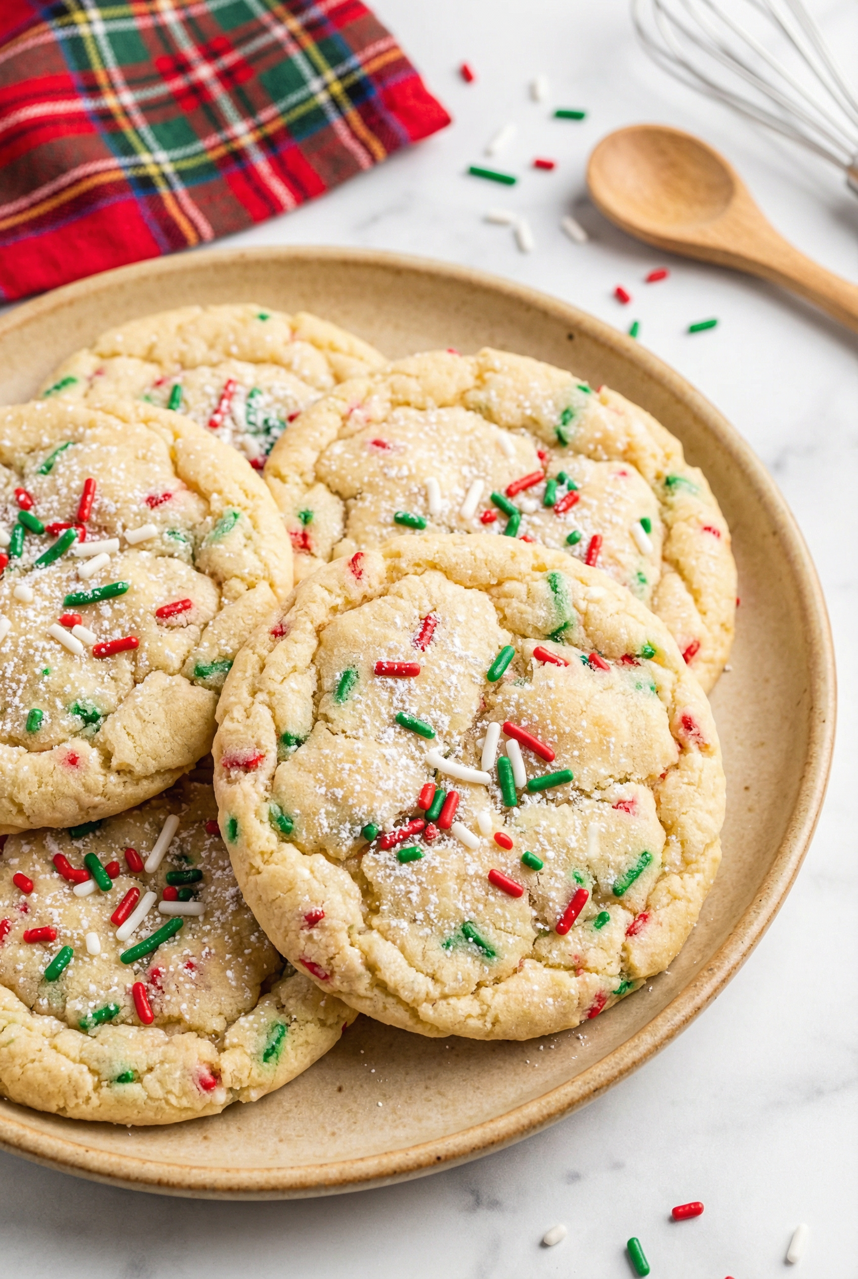 Christmas Ooey Gooey Butter Cookies