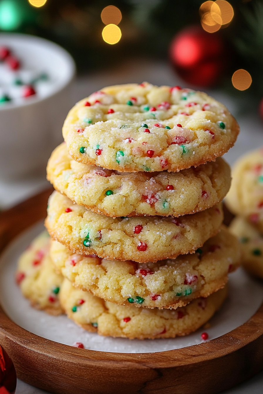 Christmas Ooey Gooey Butter Cookies