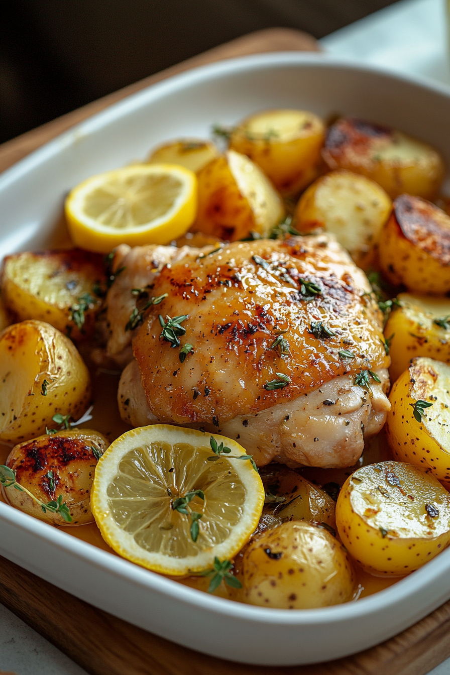 Greek Lemon Chicken and Potatoes