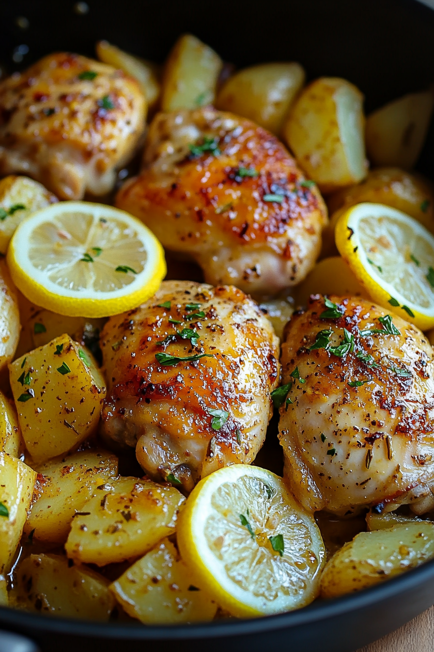 Greek Lemon Chicken and Potatoes